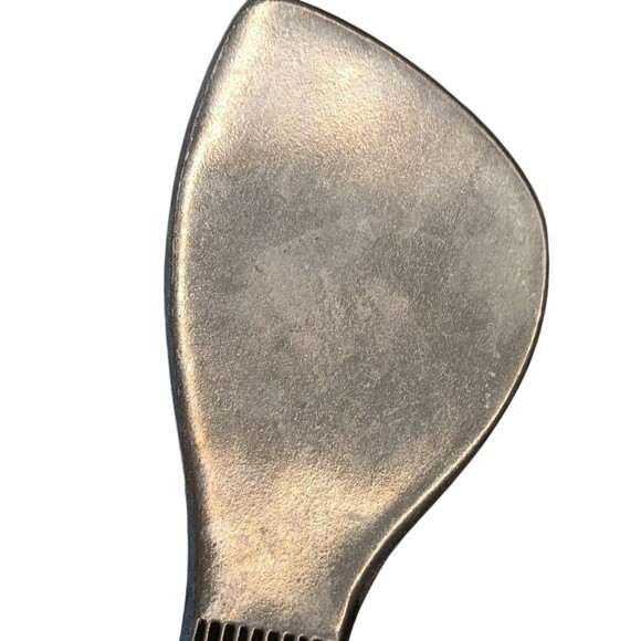 Wilton Armetale Pewter Serving Utensils Spoon & Fork Black & Silver Aztec Design - Picture 6 of 9